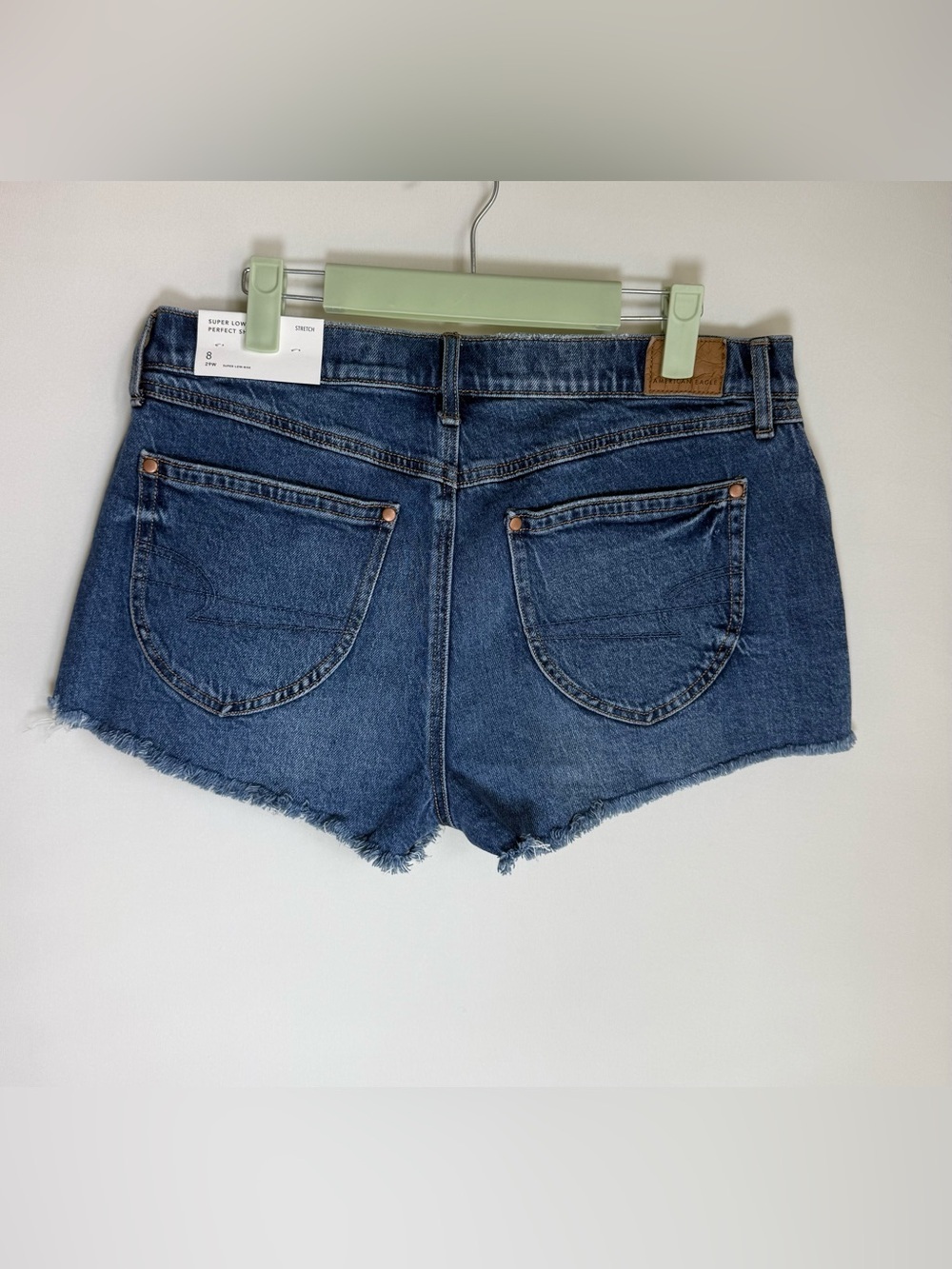 American Eagle Super Low-Rise Perfect Shortie • NWT • Women’s size 8 - Picture 5 of 7